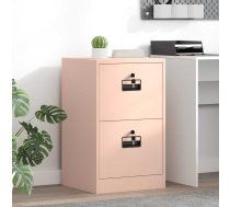 Dokumentu Skapis Rozā 44 X 50 X 106.5 Cm Auksti Velmēts Tērauds Vidaxl 8721359398106