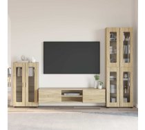 Tv Skapīšu Komplekts Ar Plauktu Sonoma Ozols Inženierijas Koks Vidaxl 8721359476712