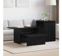 Konsoles Galds Melns Ozolkoks 80 X 50 X 225 Cm Vidaxl 8721364363427