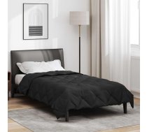 Pilnas Gada Sega Melna 200 X 135 Cm Mikrošķiedra Vidaxl 8721364404588