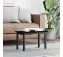 Kafijas Galdiņš Melns Ozolkoks 60 X 30 X 36 Cm Vidaxl 8721364407589