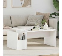 Kafijas Galdiņš Balts 90 X 45 X 35 Cm Inženierijas Koks Vidaxl 8721364489509