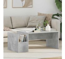 Kafijas Galdiņš Betona Pelēks 90 X 45 X 35 Cm Inženierijas Koks Vidaxl 8721364489530