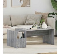Kafijas Galdiņš Pelēks Sonoma 90 X 45 X 35 Cm Inženierijas Koks Vidaxl 8721364489554