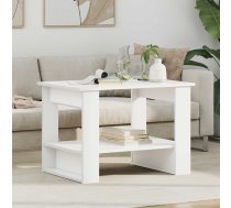 Kafijas Galdiņš Balts 72 X 50 X 50 Cm Inženierijas Koks Vidaxl 8721364489660