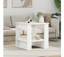 Kafijas Galdiņš Balts 51 X 50 X 50 Cm Inženierijas Koks Vidaxl 8721364489745