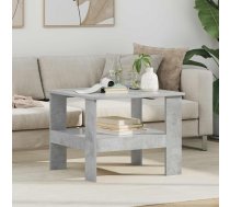 Kafijas Galdiņš Betona Pelēks 57 X 55 X 45 Cm Inženierijas Koks Vidaxl 8721364490253