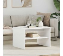 Kafijas Galdiņš Balts 60 X 50 X 40 Cm Inženierijas Koks Vidaxl 8721364490468