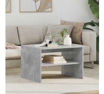 Kafijas Galdiņš Betona Pelēks 60 X 50 X 40 Cm Inženierijas Koks Vidaxl 8721364490499