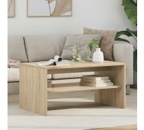 Kafijas Galdiņš Sonoma Ozols 80 X 50 X 40 Cm Inženierijas Koks Vidaxl 8721364490567