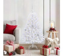 Mākslīgā Saliekamā Ziemassvētku Egle Su 150 Led Balts 120 Cm Vidaxl 8721364887220
