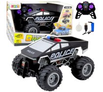 Off-Road RC Police Car Remote Controlled Black 1:16 5905991050391