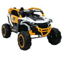 Divvietīgs bērnu elektromobilis Bagijs M3 Yellow and White 5905991076292