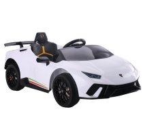 Vienvietīgs elektromobilis Lamborghini Huracan White 5908275995531