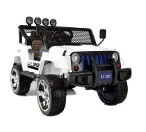 Divvietīgs bērnu elektromobilis S2388 Jeep White 5908275995760