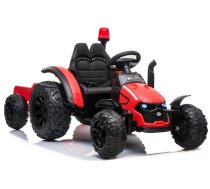 Bērnu elektriskais traktors ar piekabi HZB-200 Red 5908275998365