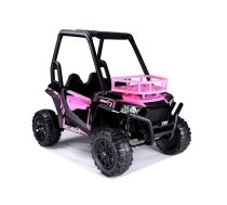 Divvietīgs bērnu elektromobilis Bagijs Jeep JS360-1 Rose 5903802450132