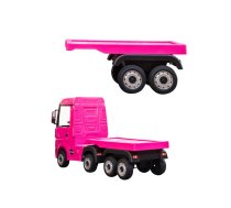 Bērnu elektro puspiekabe Mercedes Actros Truck HL358 Pink 5904204751391
