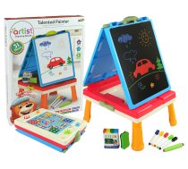 3-in-1 Magnetic-chalk board, blue table for games 5904204754231