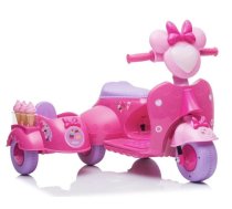 Bērnu tricikls ar akumulatoru Ice Cream Shop JT5258 Pink 5904204757508