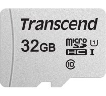 Transcend 32GB micro SDHC atmiņas karte Class 10 UHS-I U1 (R 95MB/s W 45MB/s) (bez kastes un adaptera)