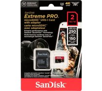 SanDisk microSDXC 2TB Extreme Pro A2 C10 V30 UHS-I U3