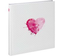 Hama Lazise rozā Bookbound 29x32 50 baltas lapas Kāzu albums 2361