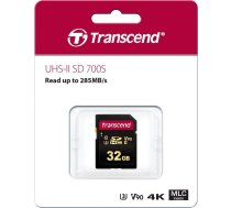 Transcend 32GB SDHC UHS-II U3 MLC V90 atmiņas karte (R 285MB/s W 220MB/s)