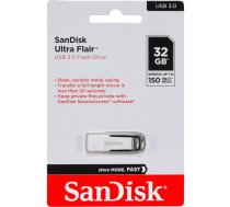 SanDisk Cruzer Ultra Flair 32GB USB 3.0 150MB/s SDCZ73-032G-G46 USB zibatmiņa