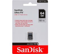 SanDisk Cruzer Ultra Fit 64GB USB 3.1 zibatmiņa