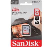SanDisk Ultra SDXC UHS-I 256GB atmiņas karte 150MB/s SDSDUNC-256G-GN6IN