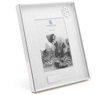 Zilverstad Metāla Portreta Foto Rāmis ar Ķepas Zīmējumu, 10x15cm, 7553231