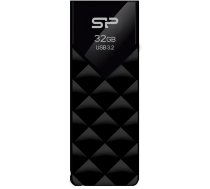 Silicon Power USB zibatmiņa 32GB Blaze B03 USB 3.2, melna