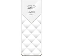 Silicon Power zibatmiņa 32GB Blaze B03 USB 3.2, balta
