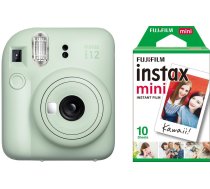 Fujifilm Instax Mini 12, mētolu zaļa + filma