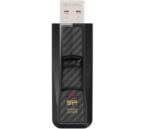 Silicon Power USB atmintne 32GB Blaze B50 USB 3.0, melna