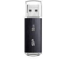 Silicon Power zibatmiņa 32GB Blaze B02 USB 3.2, melna