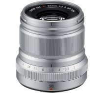 Fujifilm Fujinon XF 50mm f/2 R WR objektīvs, sudrabs