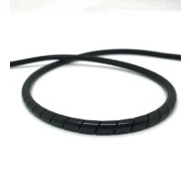 Spirālveida ietīšanas lente apvalkam Capgo BL ID 4.8mm OD 6mm Black 2m