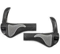 Stūres rokturi Azimut Ergo + Bar-Ends adjustable Alu 140mm black-grey
