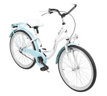 Velosipēds AZIMUT Julie 24" 2023 white-turquoise