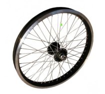 Priekšējais ritenis BMX 20" Alu 48H black