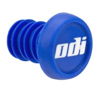 Stūres rokturu korķi ODI BMX 2-Color Push-In Blue