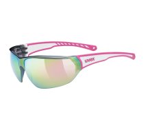 Brilles Uvex Sportstyle 204 pink white / mirror pink