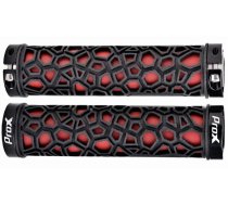 Stūres rokturi ProX GP-53 130mm Lock-on red-black