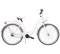 Velosipēds AZIMUT City Lux 26" 2023 white-pink