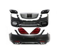 Body Kit suitable for Mercedes S-Class W222 Facelift (2013-06.2017) S63 Look with LED Lights