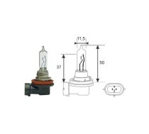 Halogēna spuldze MAGNETI MARELLI 002548100000 H9 12V 65W