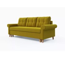 Dīvāns Oslo Sofa standard Dziļums: 90 cm, Guļamvietas platums: 130 cm, Platums: 240 cm, Augstums: 90 cm, Guļamvietas garums: 194 cm, Pildījums: Bonell + poliuretāna putas (porolons), Apdare: audums, Dīvāna tips: taisni dīvāni, Ar veļas kasti: 1, izvelkamie: 1, Auduma numurs: Rico 10, Krāsa: dzeltens
