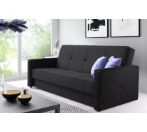 Dīvāns Sofa Bed 146 standard Dziļums: 90 cm, Guļamvietas platums: 118 cm, Platums: 210 cm, Augstums: 80 cm, Guļamvietas garums: 190 cm, Pildījums: Bonell atsperes + augstas elastības putas (porolons), Apdare: audums, Dīvāna tips: taisni dīvāni, Ar veļas kasti: 1, izvelkamie: 1, Auduma numurs: Soro 100, Krāsa: melna